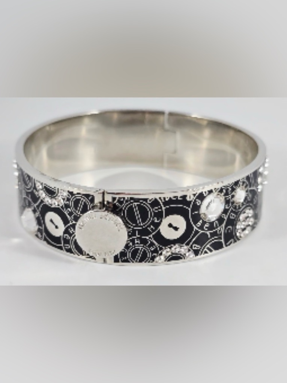 Henri Bendel Clasp Bracelet with Swarovski Crystals